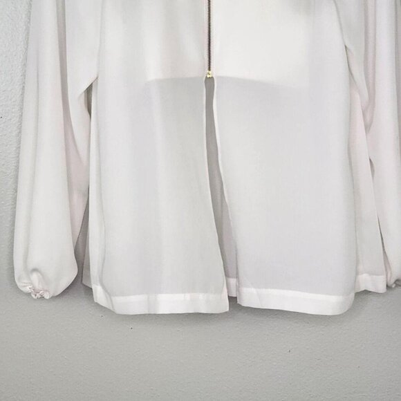 Robert Rodriguez Women's White Blouse - Picture 6 of 7